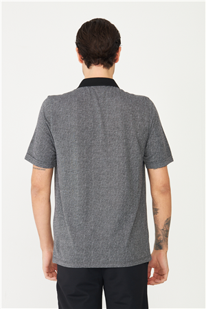 Siyah Polo Yaka T-Shirt 