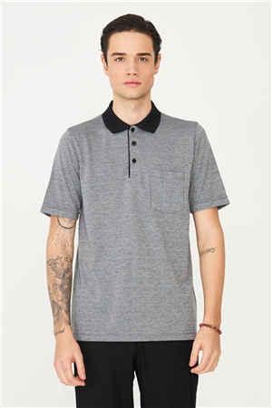 Siyah Polo Yaka T-Shirt 