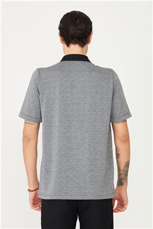 Siyah Polo Yaka T-Shirt 