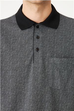 Siyah Polo Yaka T-Shirt 
