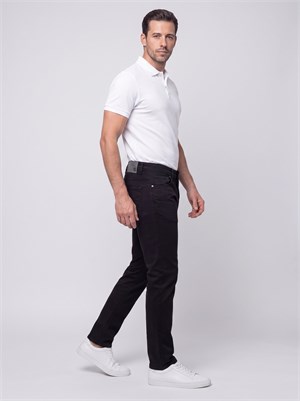 Siyah Regular Fit Erkek Chino Pantolon