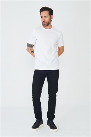 Siyah Spor Erkek Gabardin Pantolon