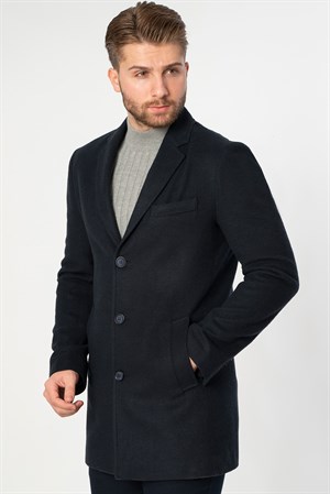 White Stone Abrantes Slim Fit 1754 Pamuklu Palto Laci