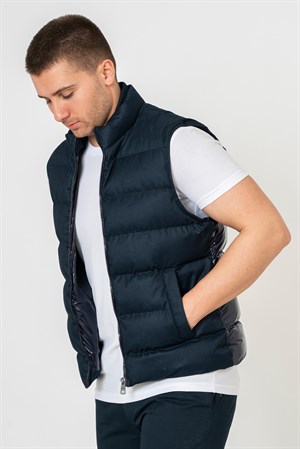 White Stone Roma Slim Fit Yelek LACİ