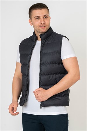 White Stone Roma Slim Fit Yelek Antrasit