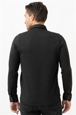 White Stone Varese G3010 Slim Fit Gömlek Siyah