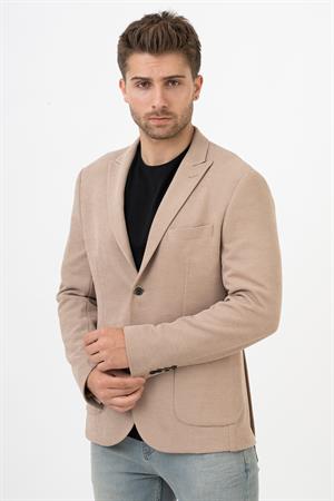 White Stone Coahuila C203 Ceket 6 Drop Regular Pamuklu LikralI Ceket Bej