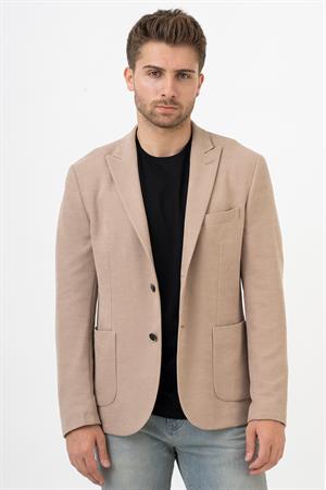 White Stone Coahuila C203 Ceket 6 Drop Regular Pamuklu LikralI Ceket Bej