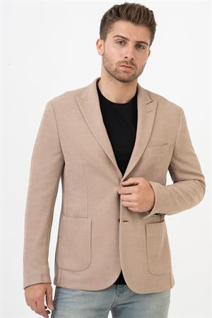 White Stone Coahuila C203 Ceket 6 Drop Regular Pamuklu LikralI Ceket Bej