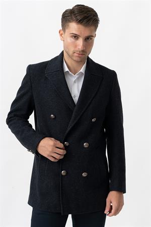 White Stone Trento K290 Kruvaze Yaka Slim Fit Pamuklu Kaban Laci