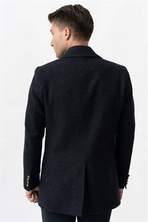 White Stone Trento K290 Kruvaze Yaka Slim Fit Pamuklu Kaban Laci