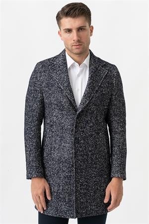 White Stone Arezzo 4025 Ceket Yaka Pamuklu Slim Fit Kaban Laci