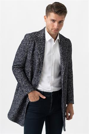 White Stone Arezzo 4025 Ceket Yaka Pamuklu Slim Fit Kaban Laci