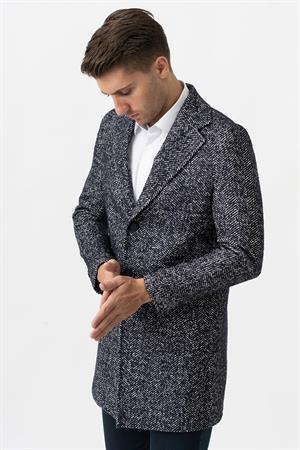 White Stone Arezzo 4025 Ceket Yaka Pamuklu Slim Fit Kaban Laci