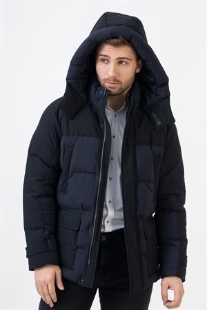 White Stone Edmonton 58101Slim Fit Kapüşonlu Kaban Laci