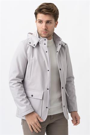 White Stone Bello 7777 Slim Fit Soft Shell Kaban Taş