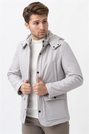 White Stone Bello 7777 Slim Fit Soft Shell Kaban Taş