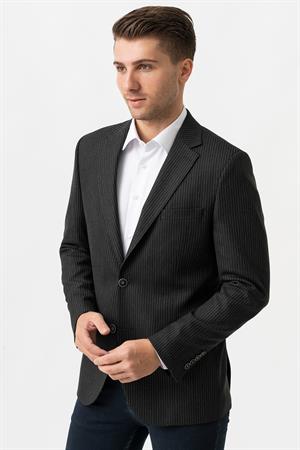 White Stone Trento C3001 Likralı Regular Fit  6 Drop Ceket Desenli