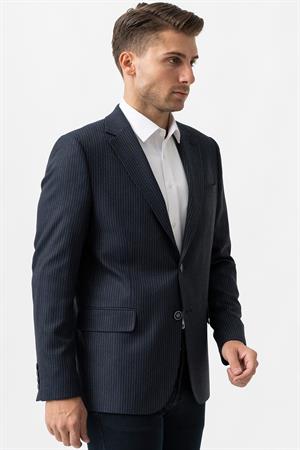 White Stone Vicenza C3002 Likralı Regular Fit 6 Drop Ceket Desenli