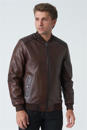 White Stone Bangor 5006 Slim Fit Kolej Kuzu Derisi Mont Fındık