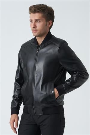 White Stone Bangor 5006 Slim Fit Kolej Kuzu Derisi Mont Siyah