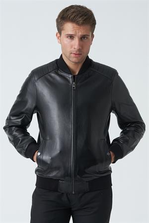 White Stone Bangor 5006 Slim Fit Kolej Kuzu Derisi Mont Siyah