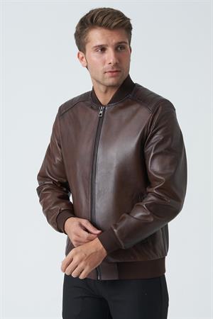 White Stone Bangor 5006 Slim Fit Kolej Kuzu Derisi Mont Fındık