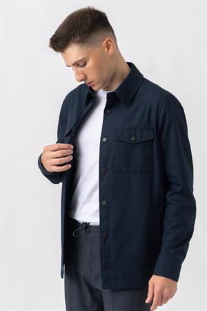 White Stone Aarberg 58144 Mevsimlik Slim Fit Pamuklu Mont Lacivert