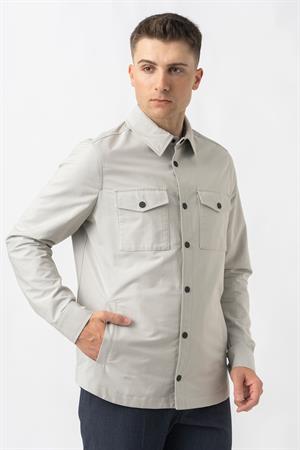 White Stone Aarberg 5814 Mevsimlik Slim Fit Pamuklu Mont Taş