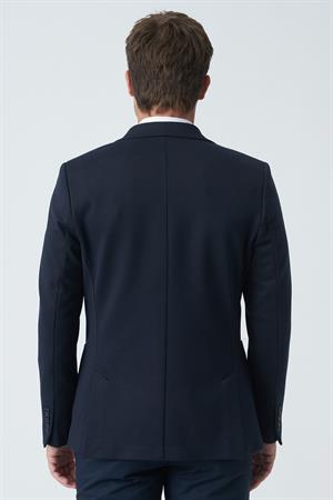 White Stone Birmingham C4011 Yünlü Likralı Slim Fit 6 Drop Örme Ceket Laci