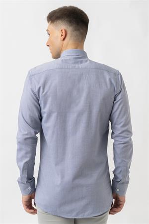 White Stone Aarburg g45044 Pamuklu Regular Fit Oxford Gömlek Laci