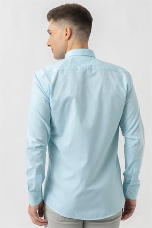 White Stone Aarburg g45044 Pamuklu Regular Fit Oxford Gömlek Mint