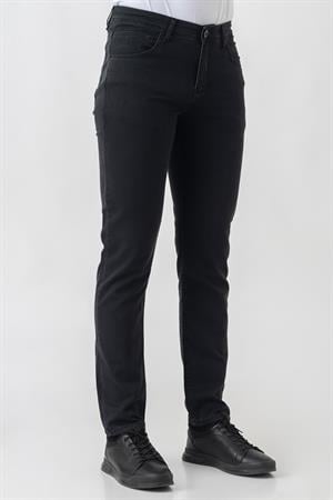 White Stone Bern J2425 Normal Fit Pamuklu Likralı 5 Cep Jean Pantolon Siyah