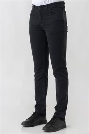 White Stone Bern J2425 Normal Fit Pamuklu Likralı 5 Cep Jean Pantolon Siyah