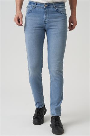 White Stone Albury J2427 Regular Fit Pamuklu 5 Cep Jean Pantolon Buz Mavi