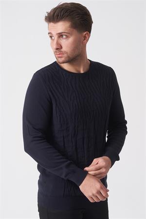 White Stone Recife 23910 Sosis Yaka Slim Fit Triko Laci