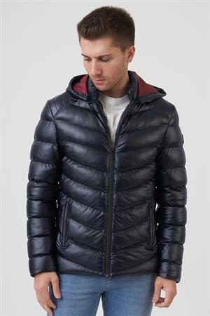 White Stone San Diego Slim Fit Kapüşonlu Kaban Laci