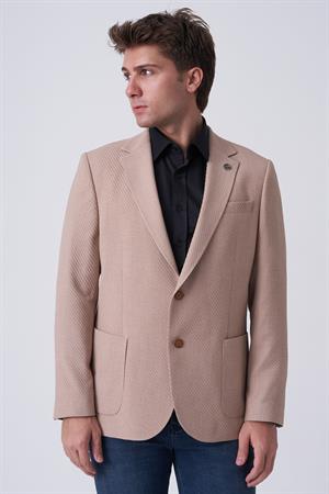 White Stone Abrantes c4020 Slim Fit 6 Drop Ceket Tarçın
