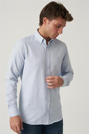 White Stone Abrantes G2501 Slim Fit Gömlek Desenli
