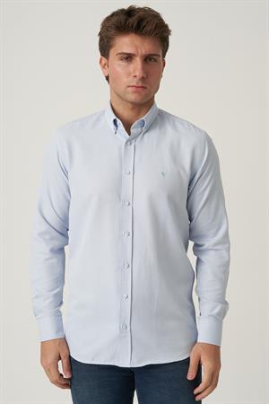 White Stone Abrantes G2501 Slim Fit Gömlek Desenli