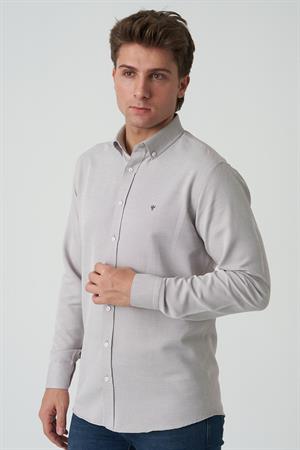 White Stone Águeda G2503 Slim Fit Gömlek Desenli