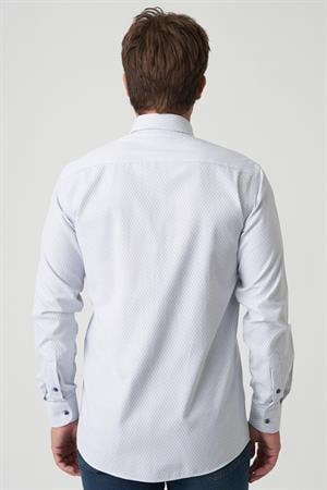 White Stone Alcácer do Sal G2505 Slim Fit Gömlek Desenli