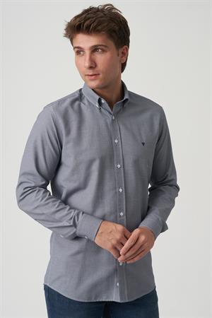 White Stone Almeirim G2507 Slim Fit Gömlek Desenli