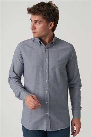 White Stone Almeirim G2507 Slim Fit Gömlek Desenli