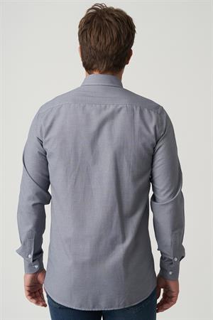 White Stone Almeirim G2507 Slim Fit Gömlek Desenli