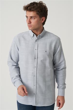 White Stone Amora G2510 Slim Fit Gömlek Desenli