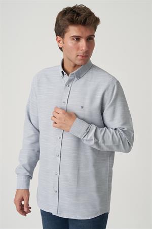 White Stone Amora G2510 Slim Fit Gömlek Desenli