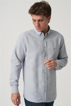 White Stone Amora G2510 Slim Fit Gömlek Desenli