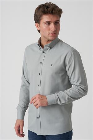 White Stone Barcelos G2514 Slim Fit Gömlek Desenli