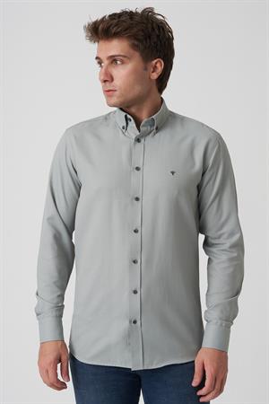 White Stone Barcelos G2514 Slim Fit Gömlek Desenli